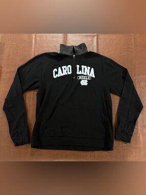 UNC North Carolina Tar Heels Men’s 1/4 zip Pullover Sweater - Size Large